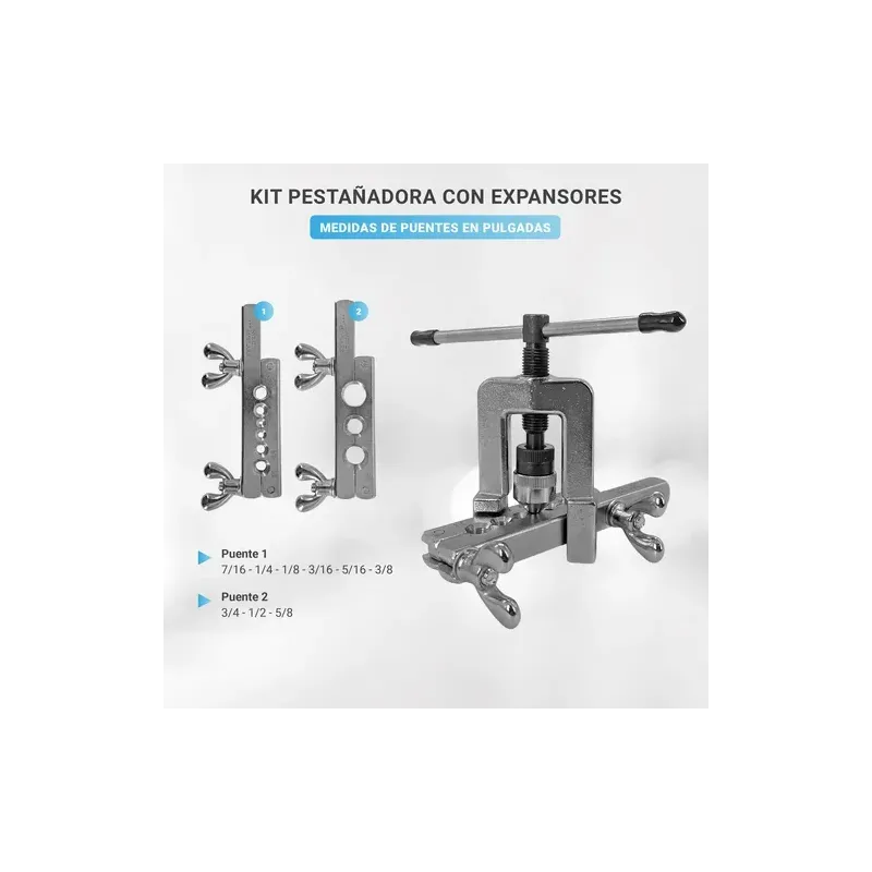 Trusă Bercuit cu 8 piese pentru largit tevi Refrigerare CT-275