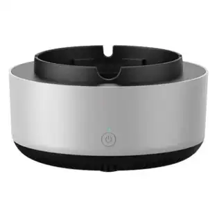 Scrumiera electrica cu sistem de aspiratie a fumului, alimentare baterii AA 2