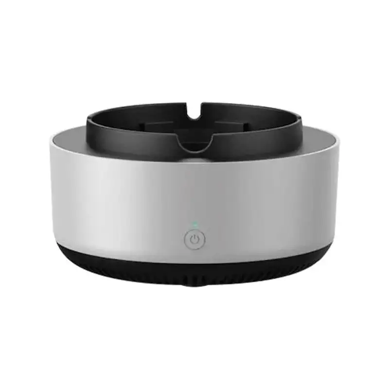 Scrumiera electrica cu sistem de aspiratie a fumului, alimentare baterii AA