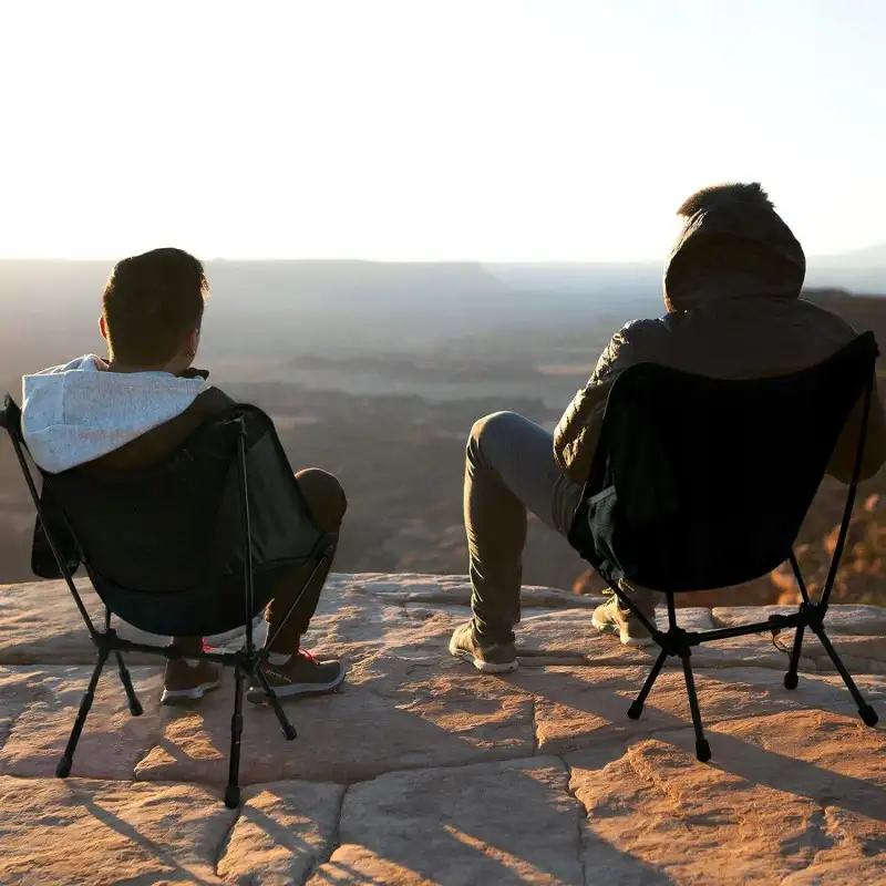 Scaun tip cuib, pliabil, gri sau albastru, material oxford 600D, dimensiuni 65x53x57cm, capacitate 150kg