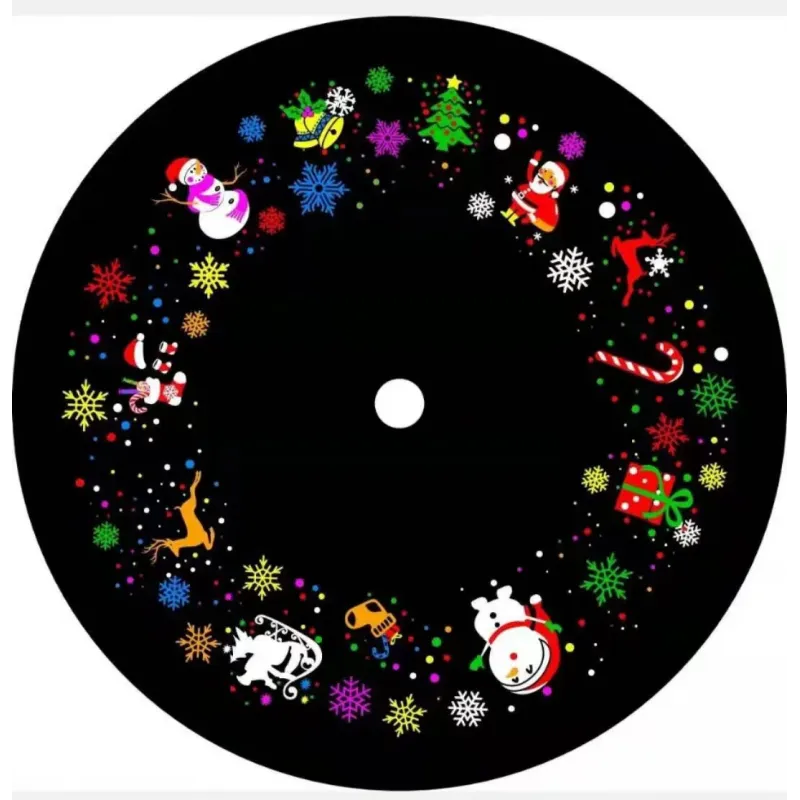 Proiector led cu figurine de Craciun