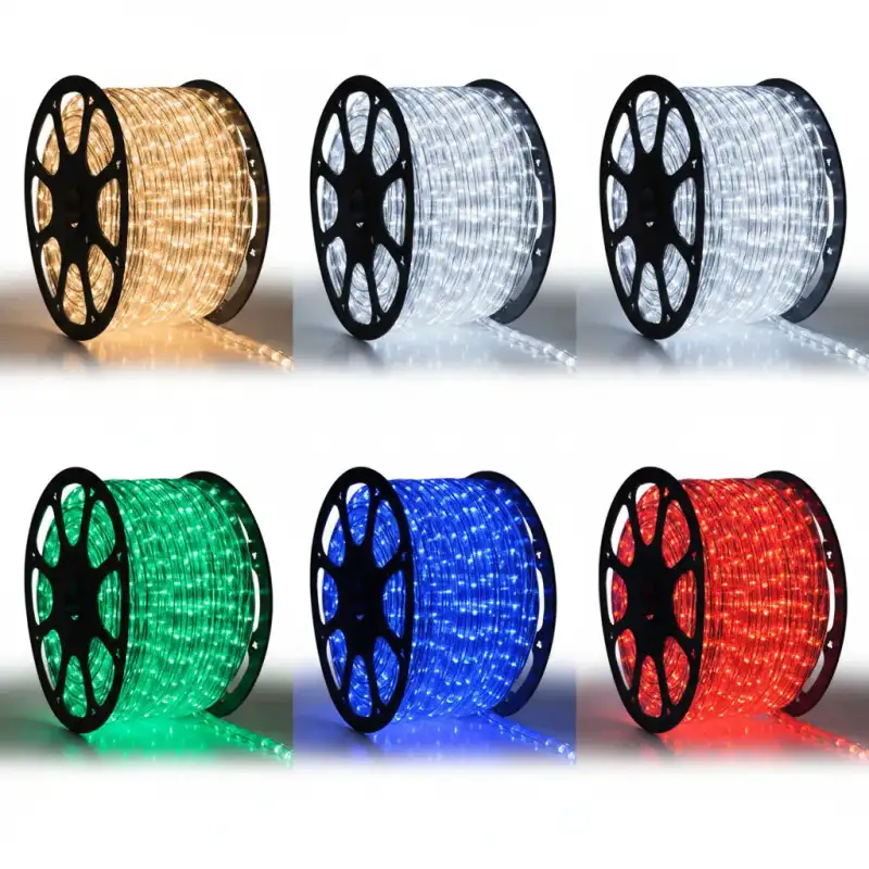 Instalatie tip furtun luminos cu led, 10m