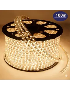 Banda led  tip furtun, SMD, 100m, 220V, interior/exterior, 2835