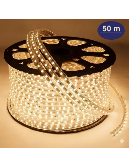 Banda led tip furtun SMD, 50m, 220V, interior/exterior, 2835