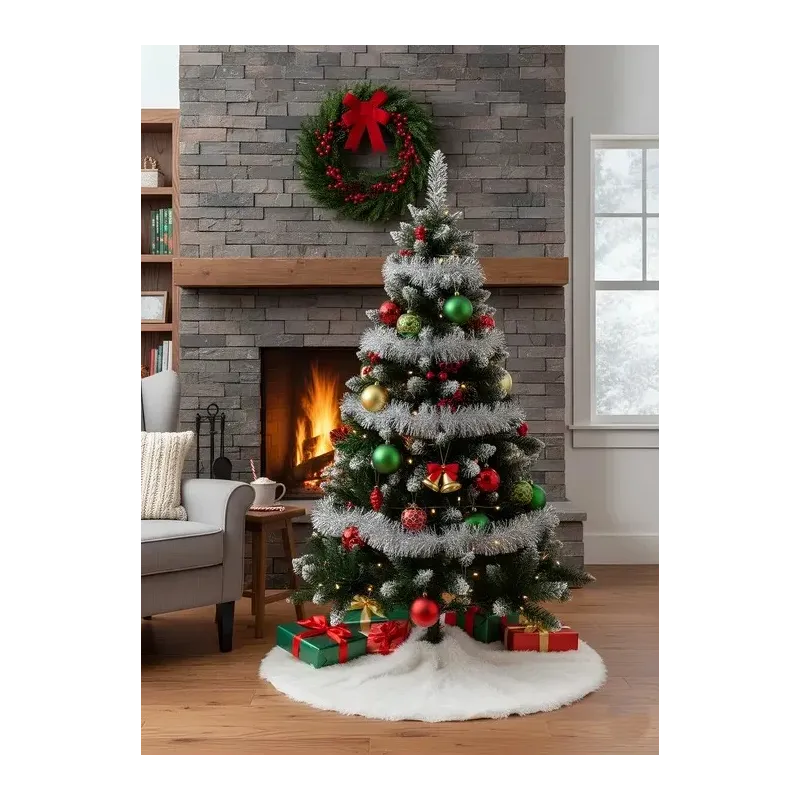 Cumpără Bradul Artificial Regina Europeană de 1.8m! Model superb, din PVC, cu vârfuri ninse. Hipoalergenic, ignifug și ușor de m