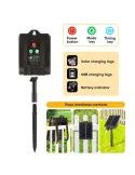 Instalație solară 500 LED – 50m Multicolor , panou mare, controler,alimentare solară + USB