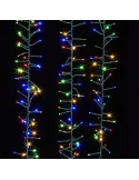 Instalatie de Craciun cluster, 480 Led-uri multicolor, lungime 10M ,interconectabila, 8 jocuri lumini