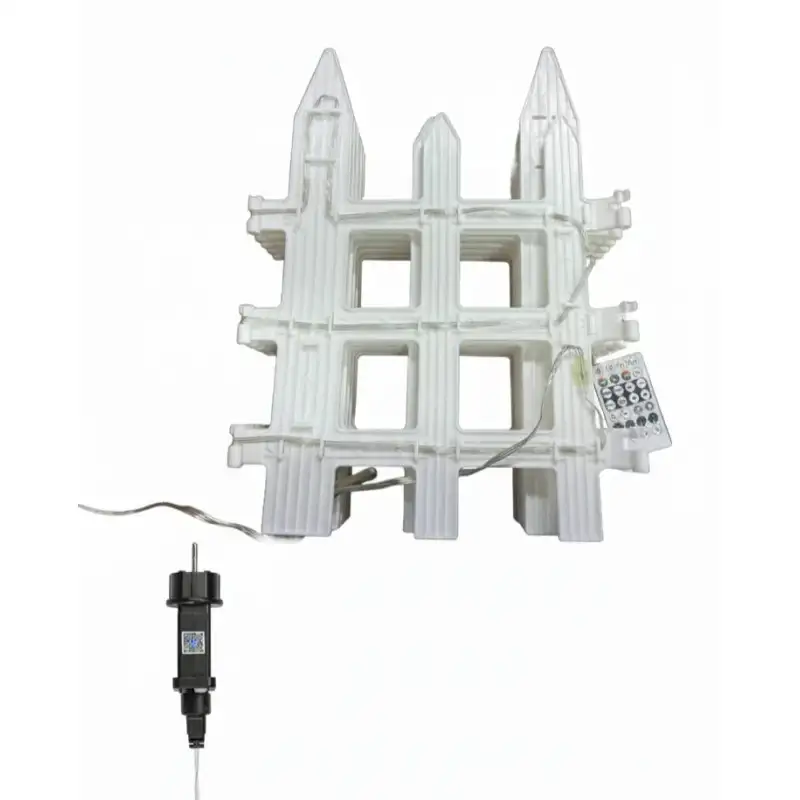 Instalatie tip gardulet LED RGB, 3M, 10 Panouri LED 30x40cm, 16M Culori, Efecte Muzicale, aplicatie control telefon, cod QR