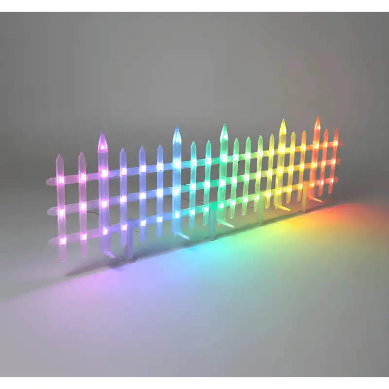 Instalatie tip gardulet LED RGB, 3M, 10 Panouri LED 30x40cm, 16M Culori, Efecte Muzicale, aplicatie control telefon, cod QR