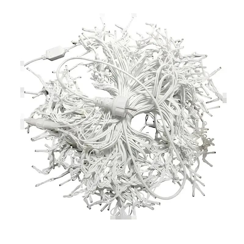 Instalație LED turturi multicolor 23.5m, 500 LED flash, exterior premium