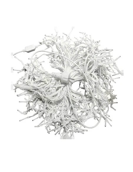 Instalație LED turturi multicolor 23.5m, 500 LED flash, exterior premium