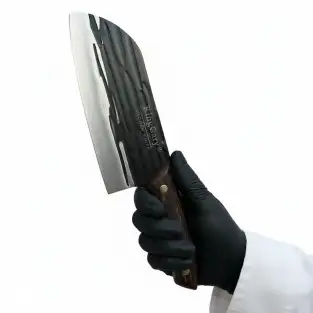 Set 3 Cuțite Bucătar KingGary Profesionale, Oțel Inoxidabil Forjat, Lame 18-19 cm, Mâner Lemn Ergonomic 2