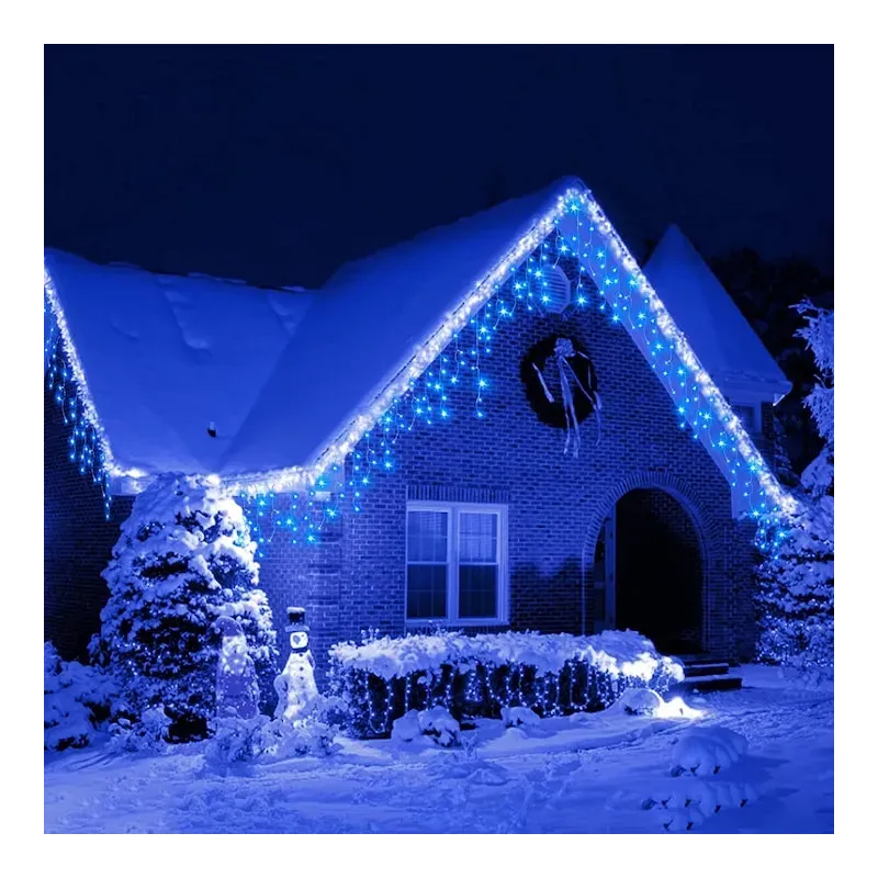 Instalatie 8 metri,ALB RECE, 200 LED-uri tip