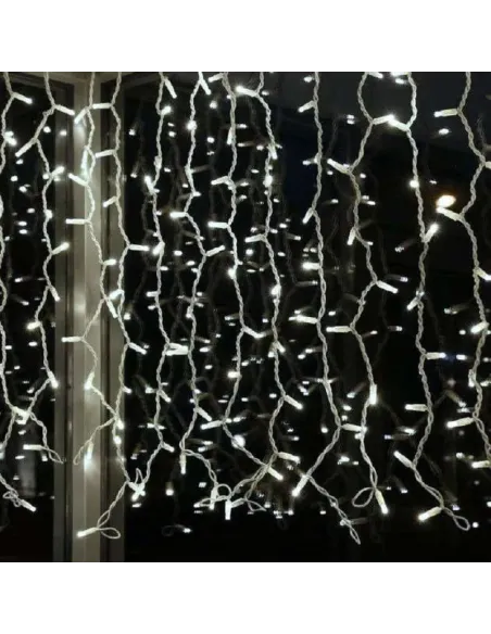 Set 2 instalatii perdea 3x1m, interconectabile