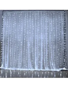 Instalatie tip perdea 3x2.8m, exterior-interior, 400 led 2