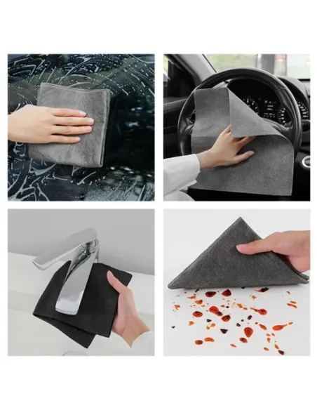 Set 10 Lavete Magice Microfibra 30x30 | Curățare Fără Scame