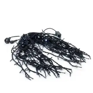 Anedius -Instalație turturi 9×1m 360 LED mari cablu silicon negru – 3 culori 2