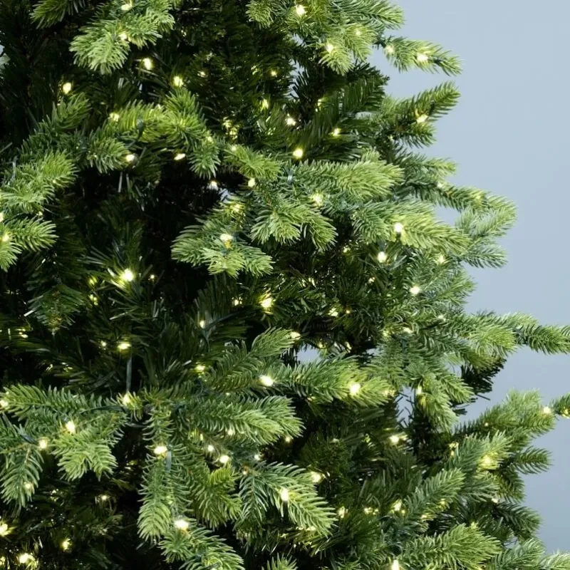 Instalatie Craciun 1000 LED-uri (100m), Anedius, Alb Cald, 31V , Timer și 8 Moduri - Exterior/Interior IP44