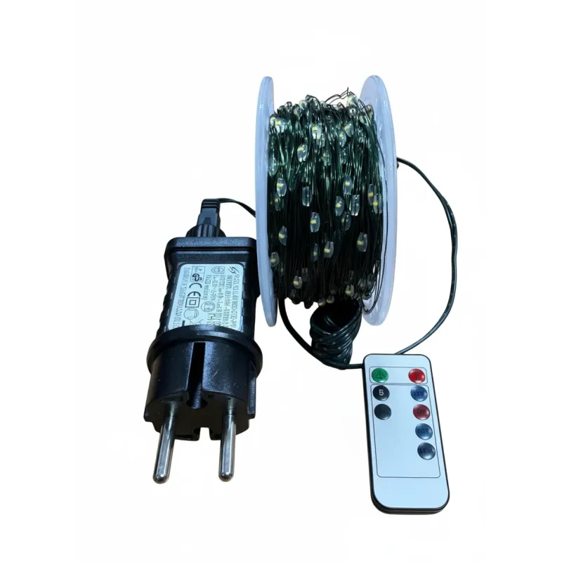 Instalatie Craciun 1000 LED-uri (100m), Anedius, Multicolor, 31V , Timer și 8 Moduri - Exterior/Interior IP44