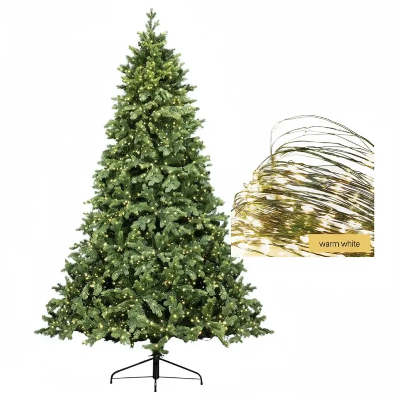 Instalatie Craciun 1000 LED-uri (100m), Anedius, Multicolor, 31V , Timer și 8 Moduri - Exterior/Interior IP44