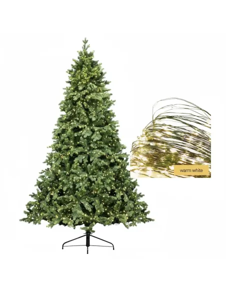 Instalatie Craciun 1000 LED-uri (100m), Anedius, Multicolor, 31V , Timer și 8 Moduri - Exterior/Interior IP44