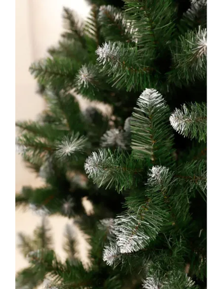 Cumpără Bradul Artificial Regina Europeană de 1.8m! Model superb, din PVC, cu vârfuri ninse. Hipoalergenic, ignifug și ușor de m