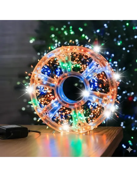 Rola 600 LED Mini 30m – Alb Cald, Alb Rece, Multicolor