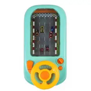 Jucarie Interactiva volan de condus cu circuit curse, sunete si functii, alimentare USB, pentru Copii 3-6 Ani 2