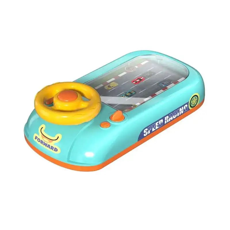 Jucarie Interactiva volan de condus cu circuit curse, sunete si functii, alimentare USB, pentru Copii 3-6 Ani