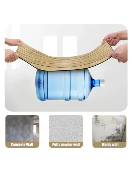 Tapet decorativ autoadeziv, aspect lemn vertical, 30x60cm, model 3D modern, pentru perete interior, imitatie riflaj