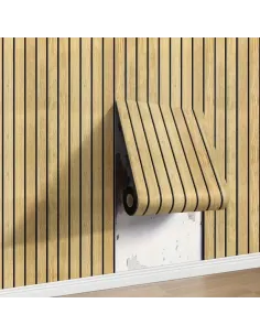 Rola tapet 3D, autoadeziv, imitatie riflaj, 40x300 cm, rezistent la apa, diverse culori