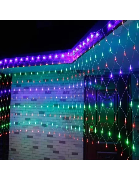 Instalatie tip plasa 2.3m X 2.3m, interconectabila, multicolora