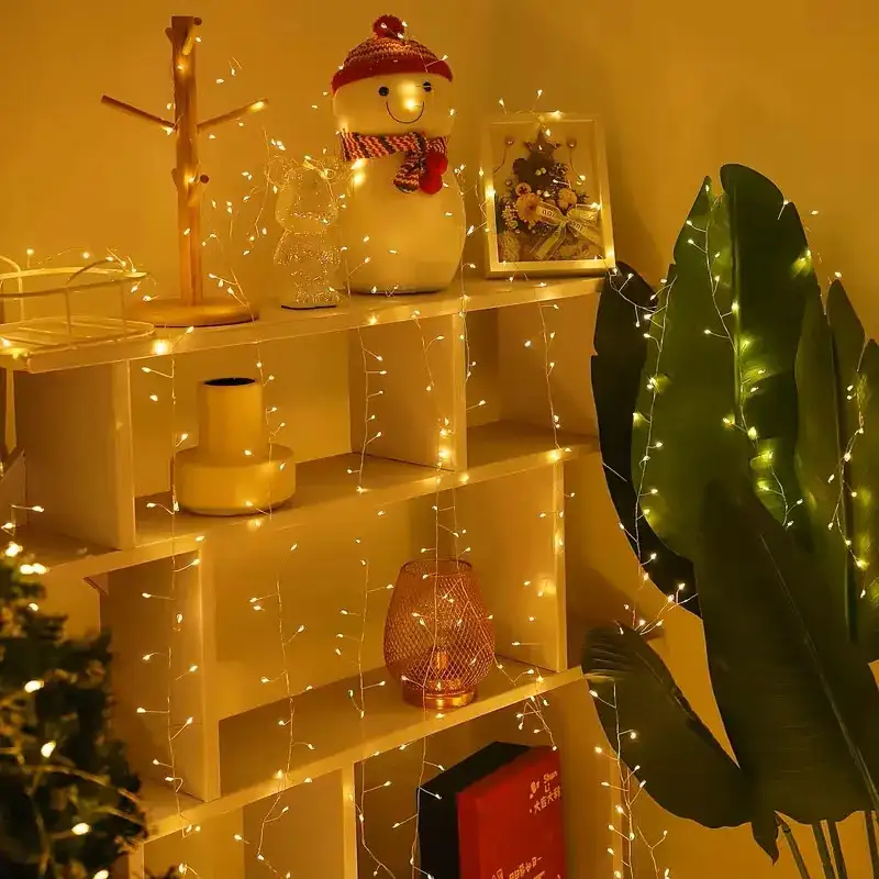 Rola Ghirlandă LED 1000 Mini 50m – Fir ALB, Iluminat Interior/Exterior, diverse culori