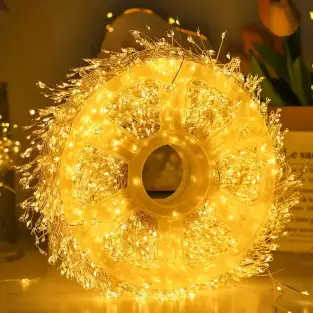 Rola Ghirlandă LED 1000 Mini 50m – Fir ALB, Iluminat Interior/Exterior, diverse culori 2