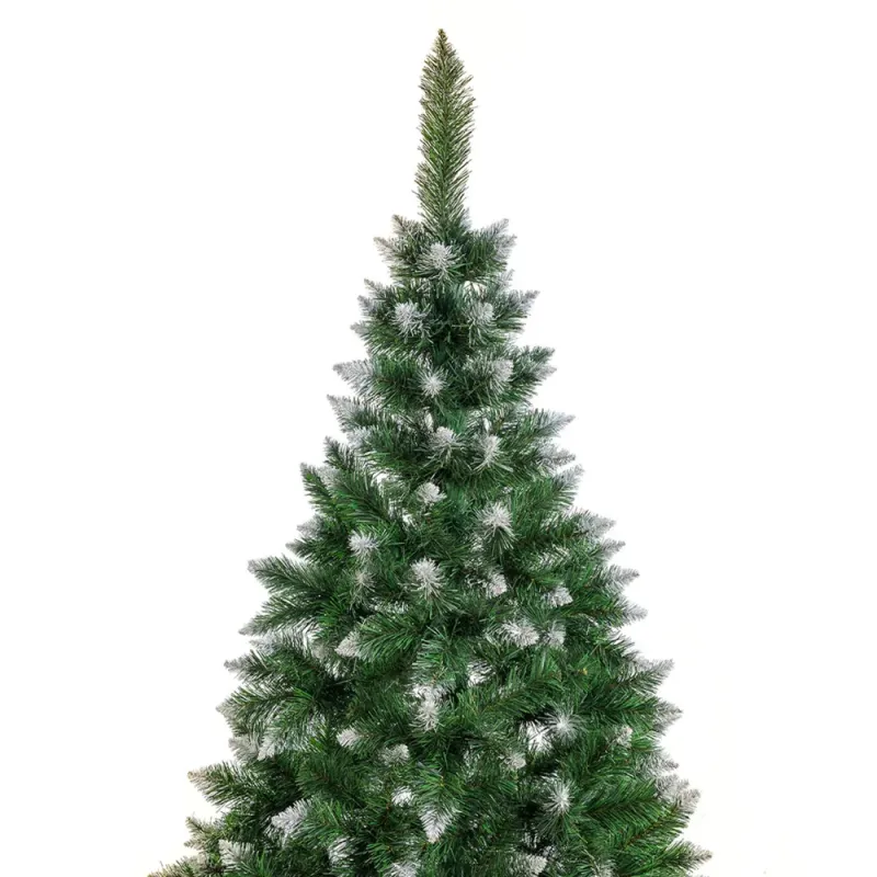 Cumpără Bradul Artificial Regina Europeană de 1.8m! Model superb, din PVC, cu vârfuri ninse. Hipoalergenic, ignifug și ușor de m