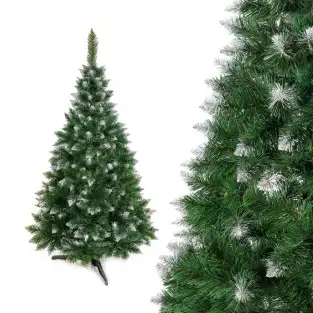 Cumpără Bradul Artificial Regina Europeană de 1.8m! Model superb, din PVC, cu vârfuri ninse. Hipoalergenic, ignifug și ușor de m