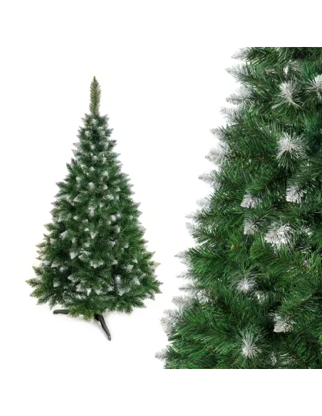 Cumpără Bradul Artificial Regina Europeană de 1.8m! Model superb, din PVC, cu vârfuri ninse. Hipoalergenic, ignifug și ușor de m