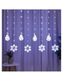 Super oferta! Set 3 perdele cu figurine, 3x1m, diferite culori si modele, interconectabile