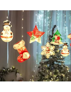 Super oferta! Set 3 perdele cu figurine, 3x1m, diferite culori si modele, interconectabile 2