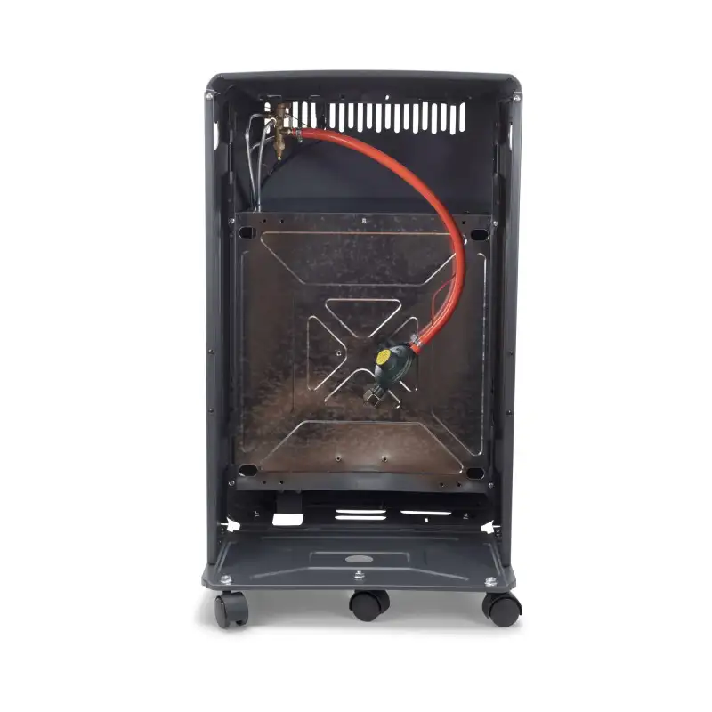 Soba pe Gaz GPL Hausberg HB-1021NG, 4.2 kW, 3 Trepte, Plăci Ceramice, Aprindere Piezoelectrică, Siguranță Automată, Sistem Mobil