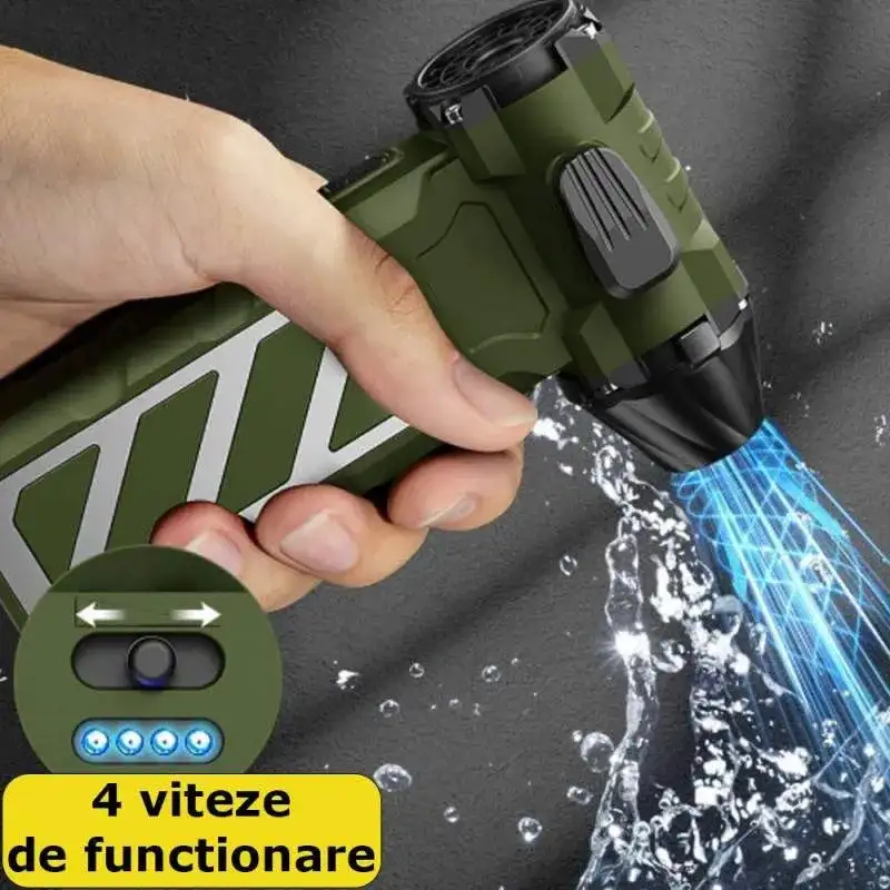 Suflantă Turbo Fără Fir 110.000 RPM, Baterie 4000mAh | Red-Mag