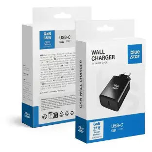Încarcator Fast charge ,Blue Star ,USB-C, 35W, Negru
