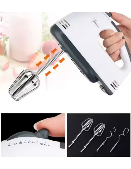 Mixer cu bol Jubake, Putere 350W, 7 Viteze Ajustabile