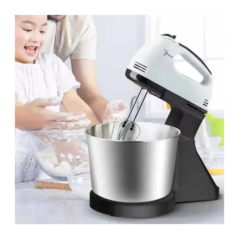 Mixer cu bol Jubake, Putere 350W, 7 Viteze Ajustabile