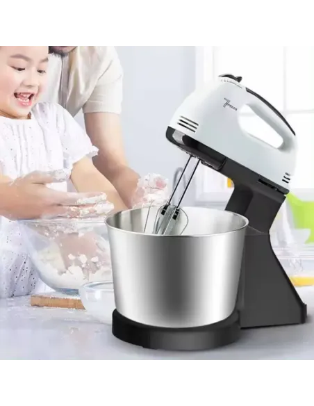 Mixer cu bol Jubake, Putere 350W, 7 Viteze Ajustabile