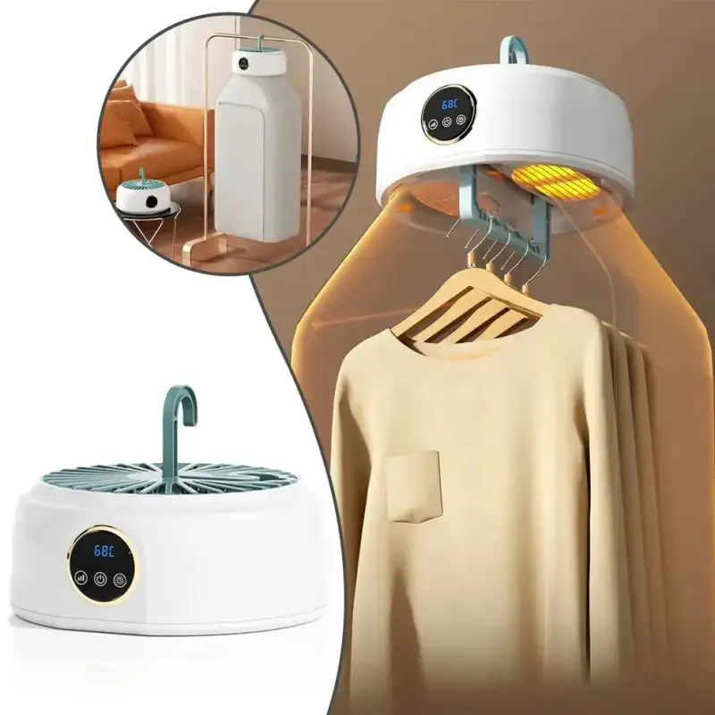 Uscător de haine electric portabil și pliabil