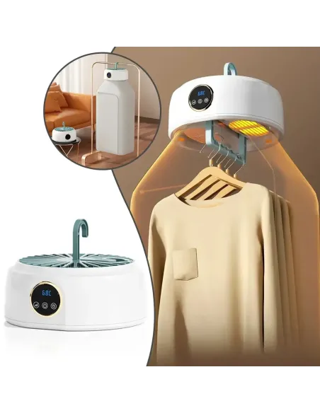Uscător de haine electric portabil și pliabil