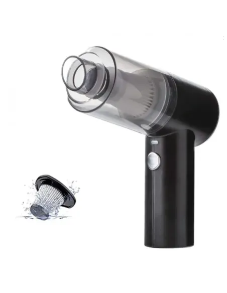 Aspirator portabil compact, fără fir, cu încărcare USB