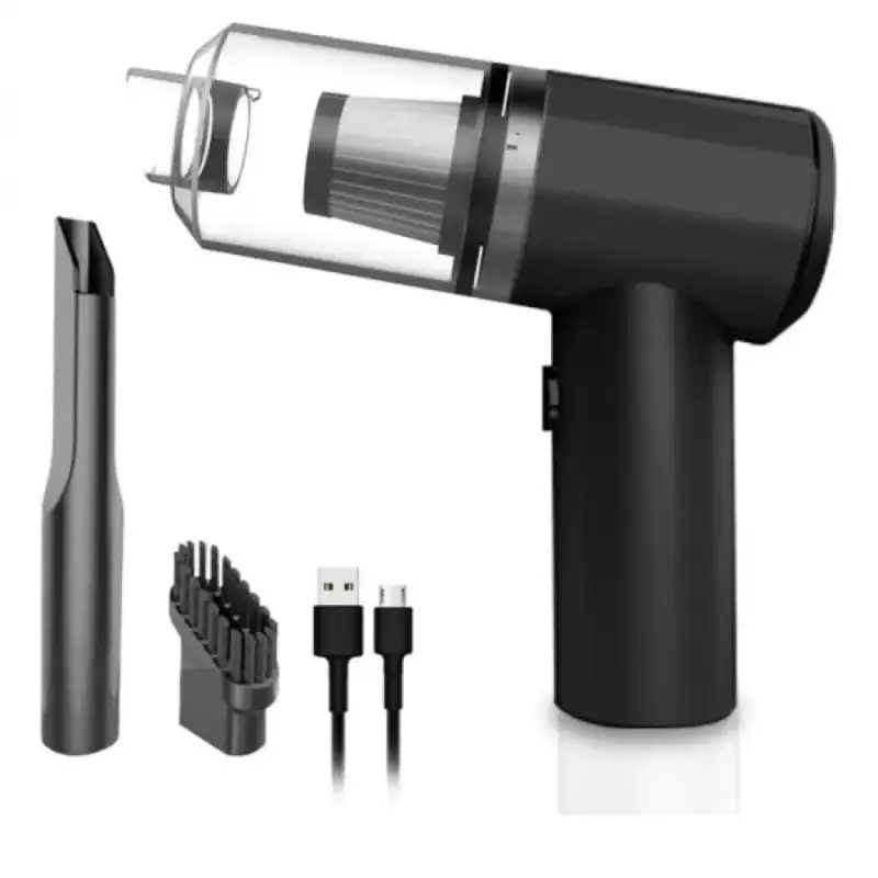 Aspirator portabil compact, fără fir, cu încărcare USB
