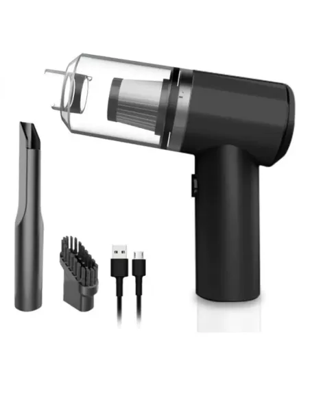 Aspirator portabil compact, fără fir, cu încărcare USB